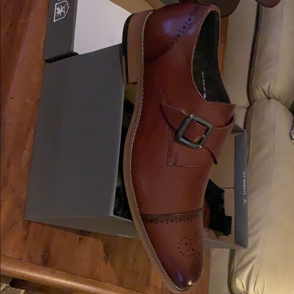Men’s Shoes Stacy Adams Cognac color 12M Leather main image 6